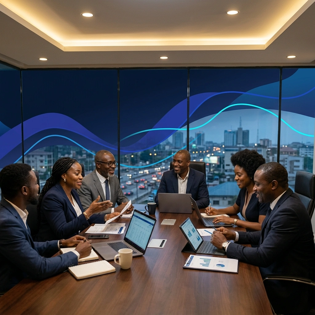 Management consulting strategy session